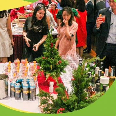 Dịch vụ đặt tiệc ngọt giáng sinh tại công ty, văn phòng